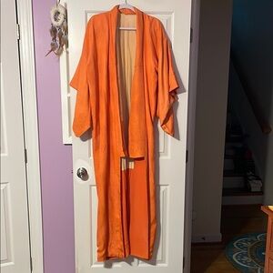Elegant Orange Kimono